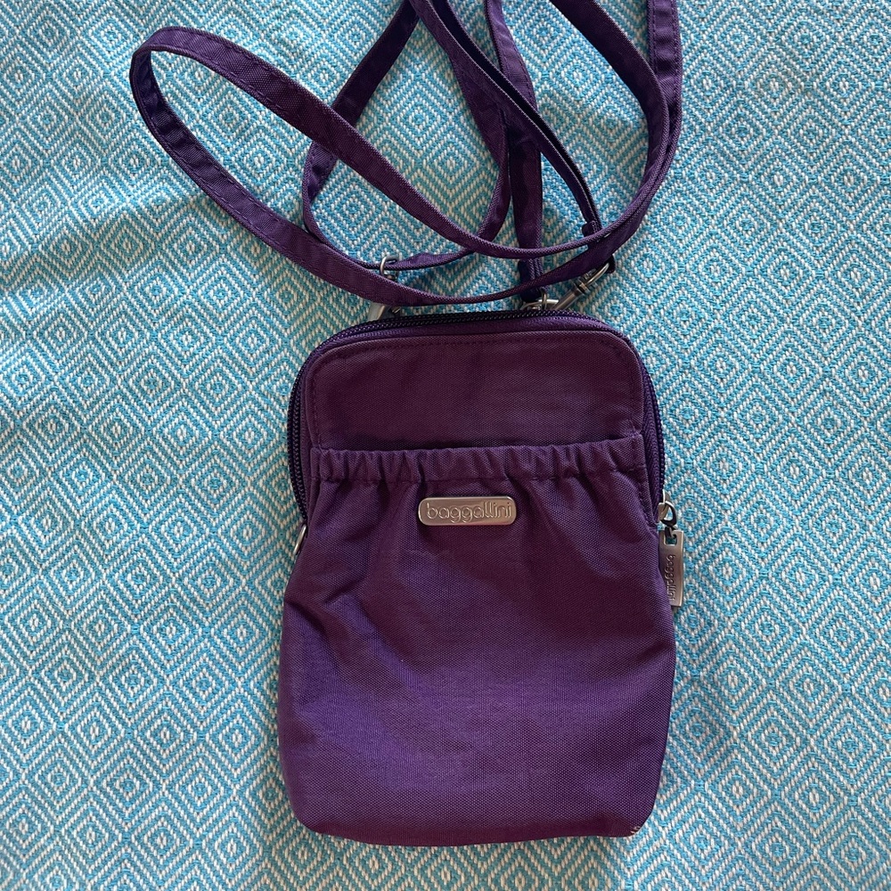 Baggallini Bryant Pouch Crossbody Bag - Purple